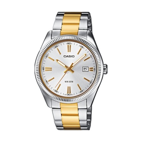 CASIO COLLECTION Mod. DATE, STEEL&GOLD - CHAMPAGNE MTP-1302PSG-7AVEF